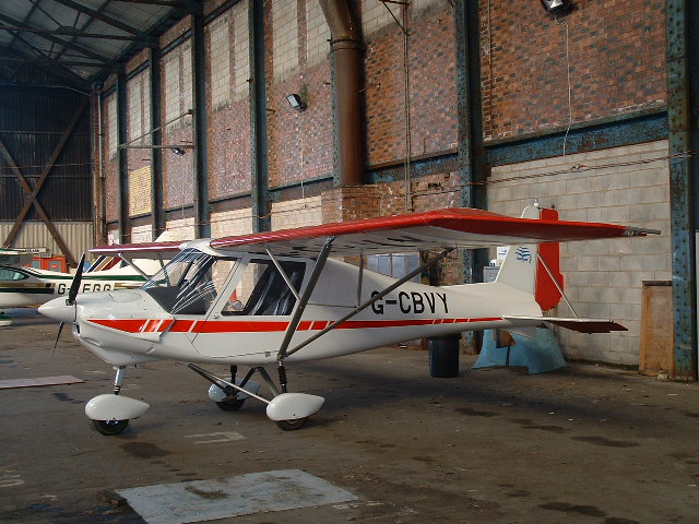 Icarus G-CBVY - seen at Barton prior to delivery. Photo: Mark Rigby